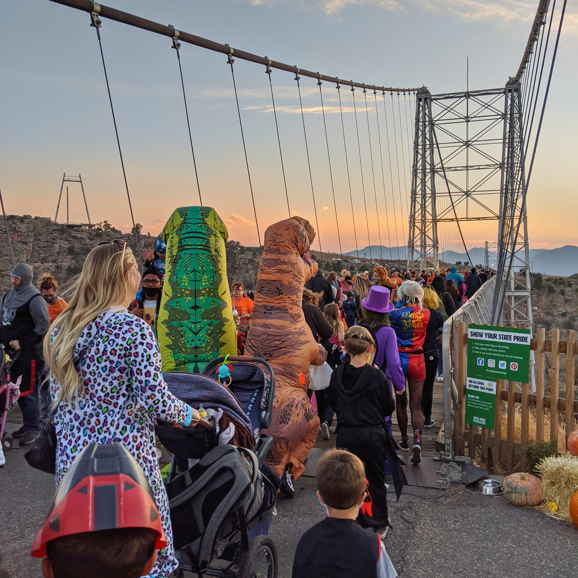 boo at the bridge royal gorge bridge